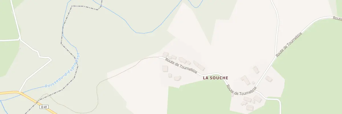 Plan du 5043 La Souche à Aubusson-d’Auvergne