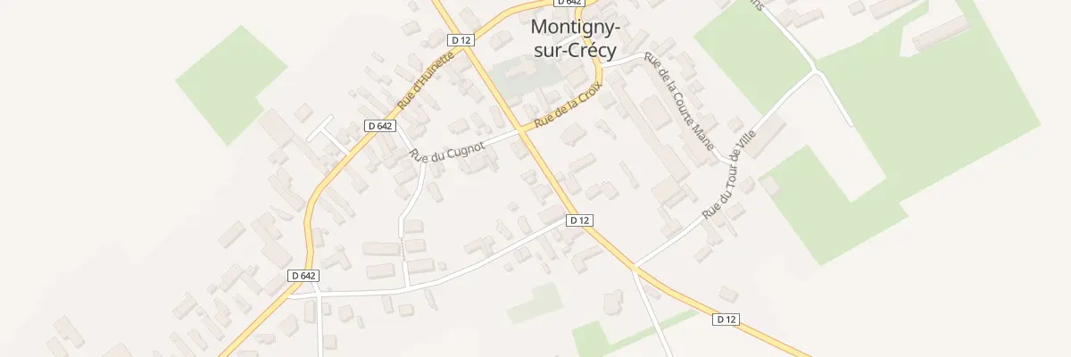 Plan du 54 Rue de Tertry à Montigny-sur-Crécy