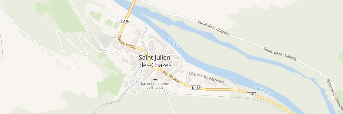 Plan du 5016 Le Bourg à Saint-Julien-des-Chazes