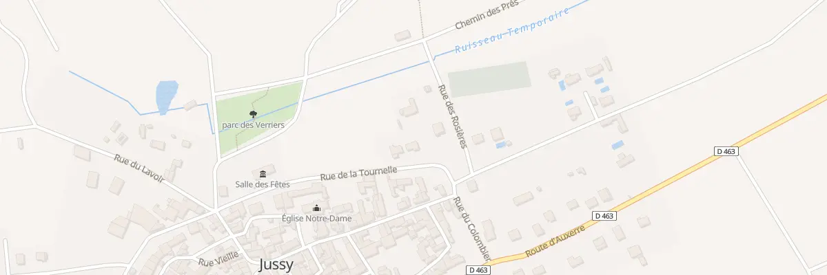 Plan du 9007 Rue de la Tournelle à Jussy