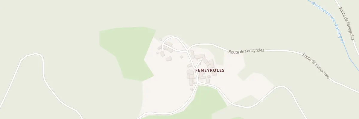 Plan du 5001 Fenerol à Cistrières