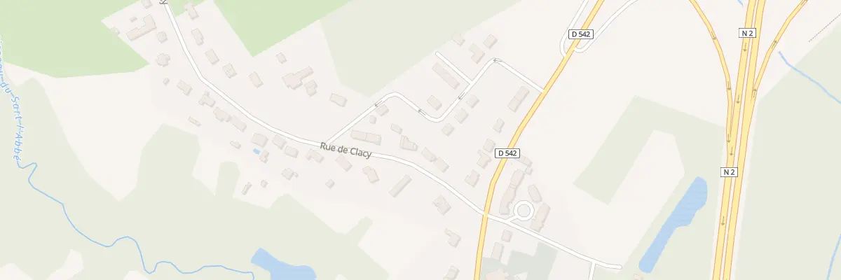 Plan du 8 Rue de Clacy à Chivy-lès-Étouvelles