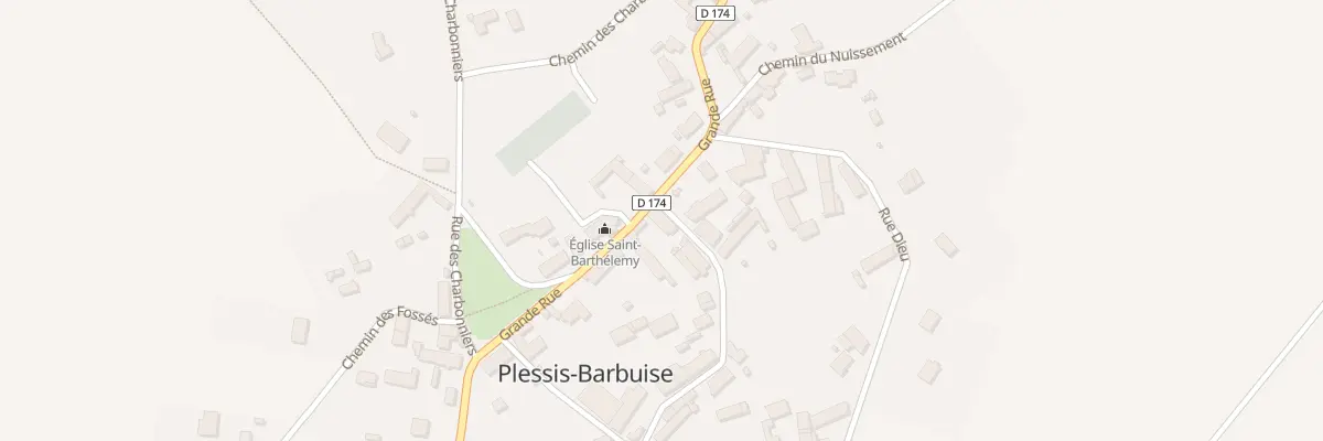 Plan du 20 Gr Grande Rue à Plessis-Barbuise