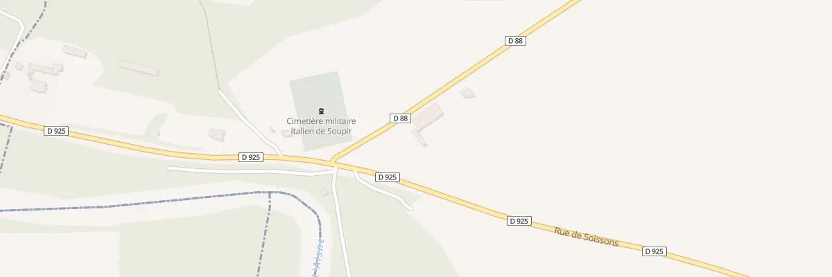Plan du 2 Rue Paul Bezancon à Soupir