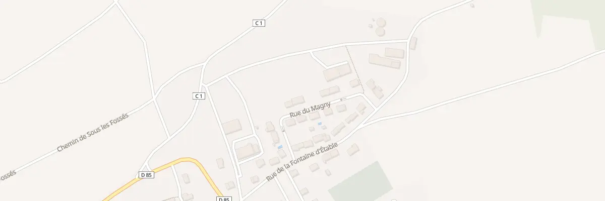 Plan du 8 Rue du Magny à Coulanges-la-Vineuse