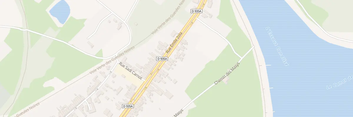 Plan du 178 Rue Emile Zola à Fresnes-sur-Escaut