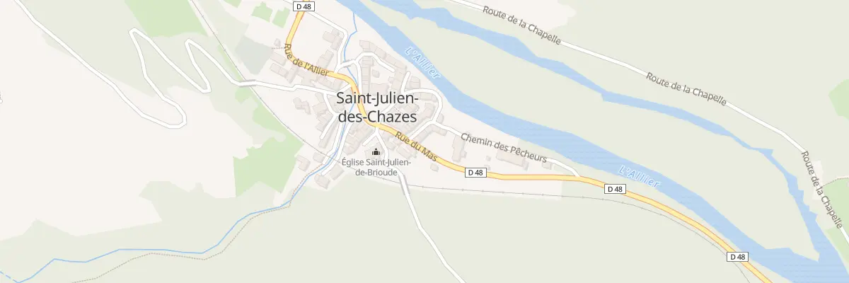 Plan du 5008 Le Bourg à Saint-Julien-des-Chazes