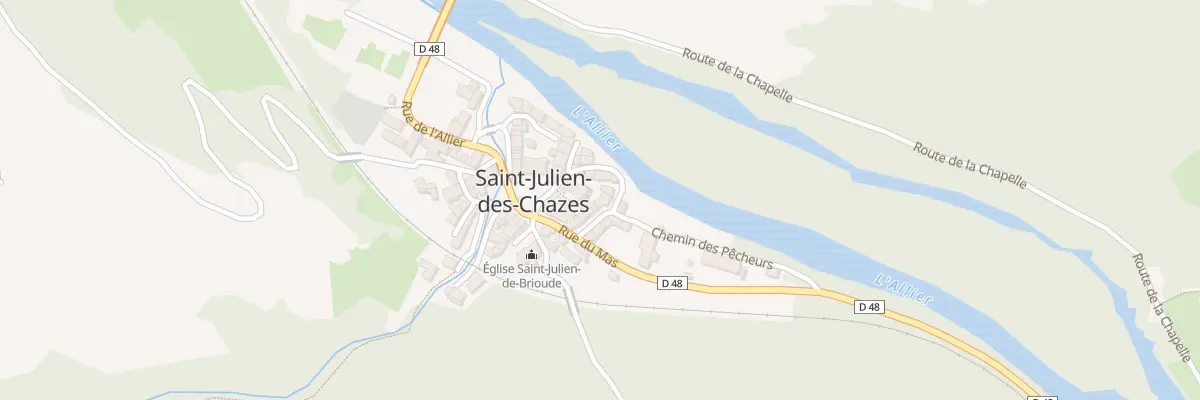 Plan du 5013 Le Bourg à Saint-Julien-des-Chazes
