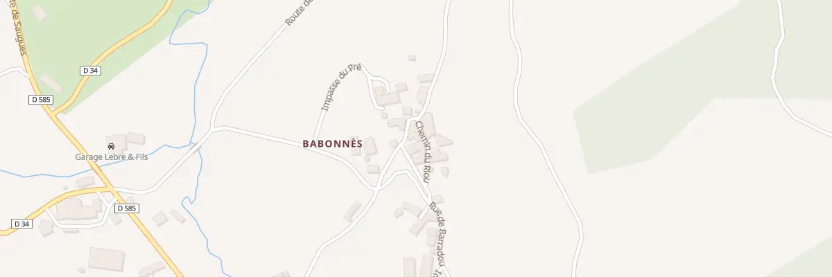 Plan du 60 Rue des Narsas à Thoras