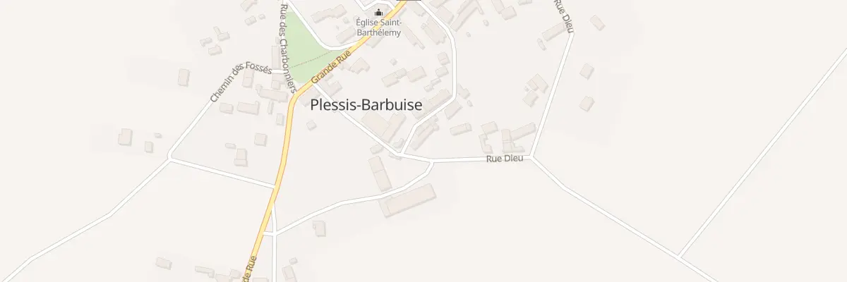 Plan du 12 Rue Dieu à Plessis-Barbuise