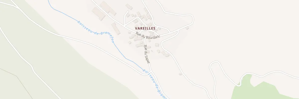 Plan du 5184 Vareilles à Lanuéjols