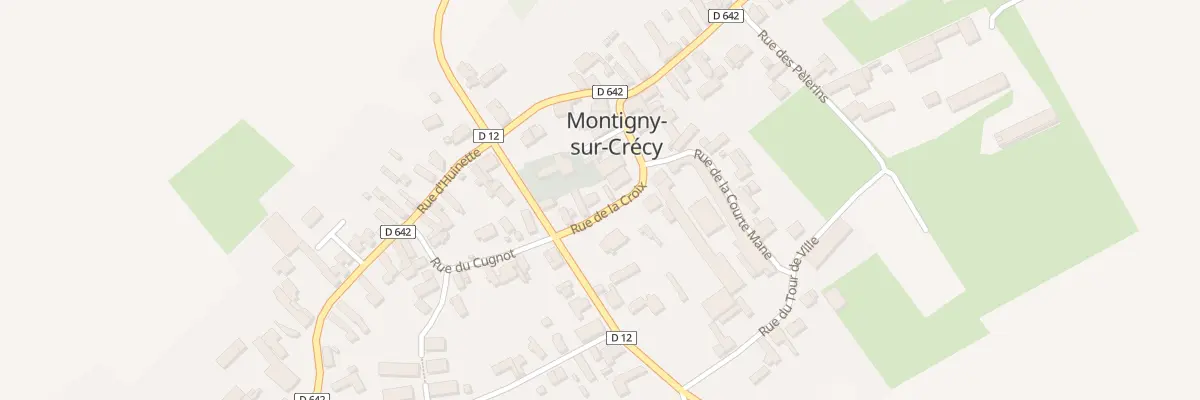 Plan du 6 Rue de la Croix à Montigny-sur-Crécy