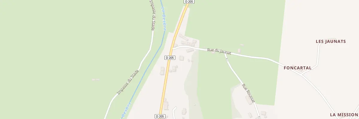 Plan du 2 Rue du Jaunat à Chavroches