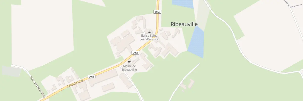 Plan du 9 Gr Grande Rue à Ribeauville