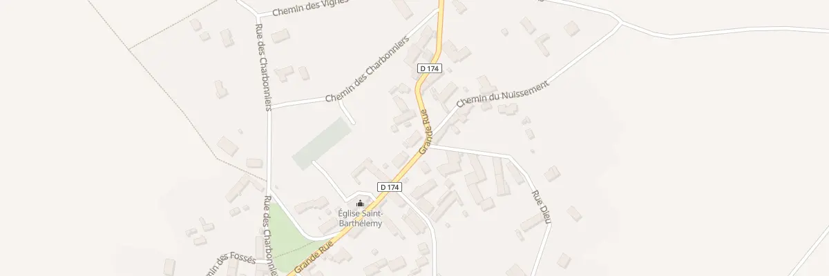 Plan du 21 Gr Grande Rue à Plessis-Barbuise