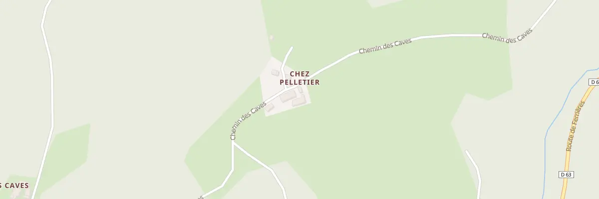 Plan du 5086 Chez Pelletier à Lachaux