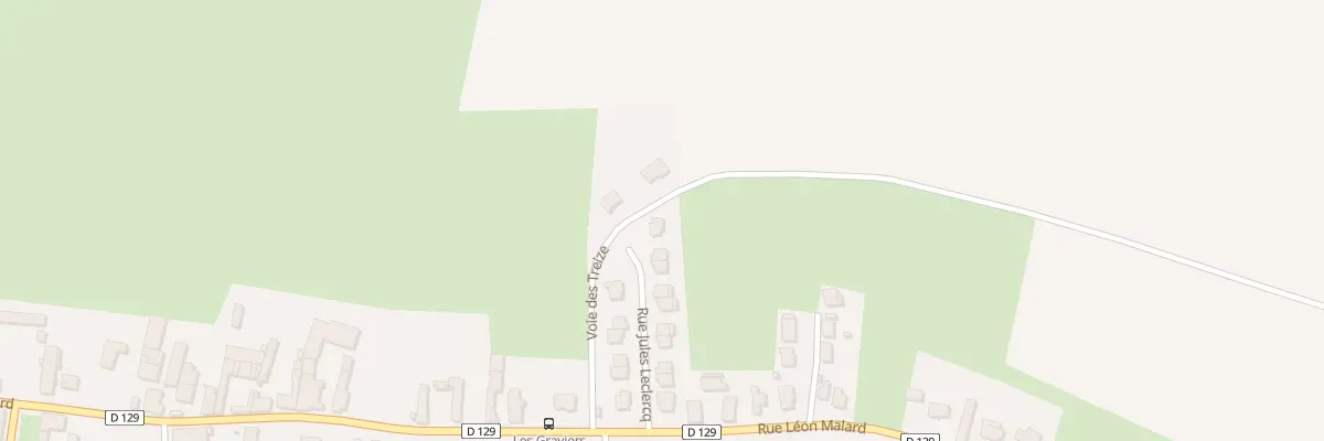 Plan du 10 Rue Jules Leclercq à Maresches
