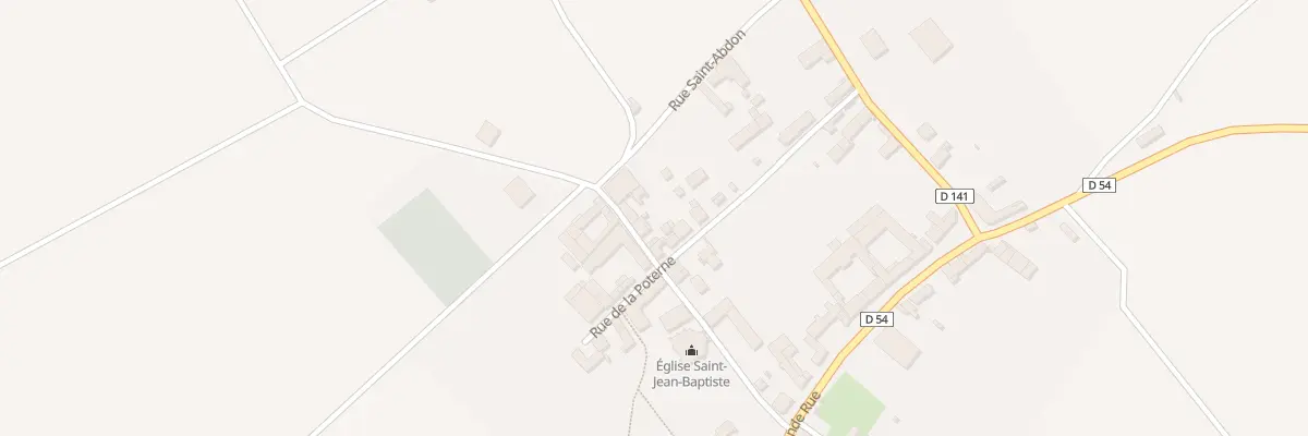 Plan du 8 Rue de l’Eglise à Coulours