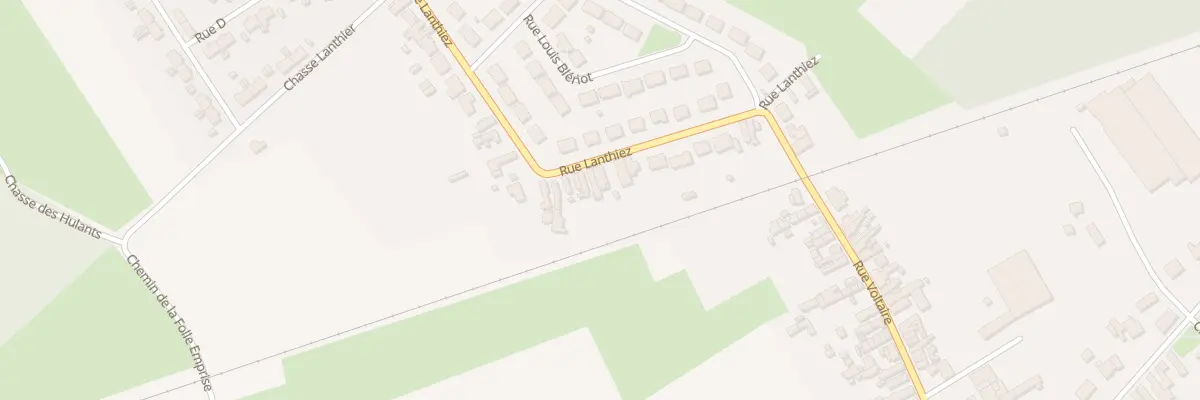 Plan du 25 Rue Lanthiez à Onnaing