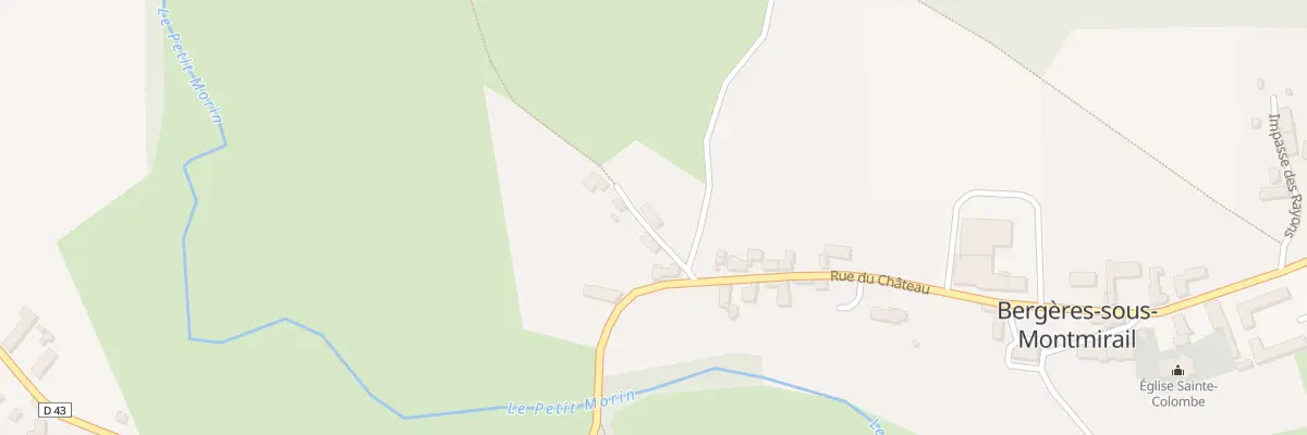 Plan du 4 Chem des Bois à Bergères-sous-Montmirail