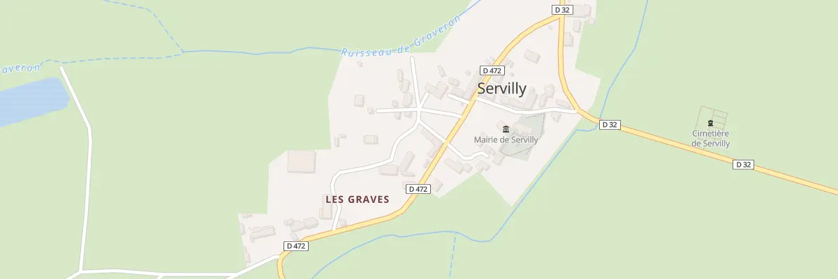 Plan du 5008 Le Bourg à Servilly