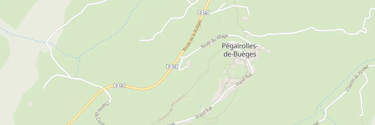 Plan du 5417 La Montarelle à Pégairolles-de-Buèges