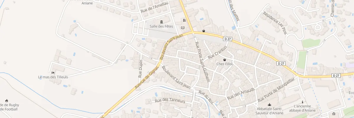 Plan du 21 Rue Aiguillerie à Aniane