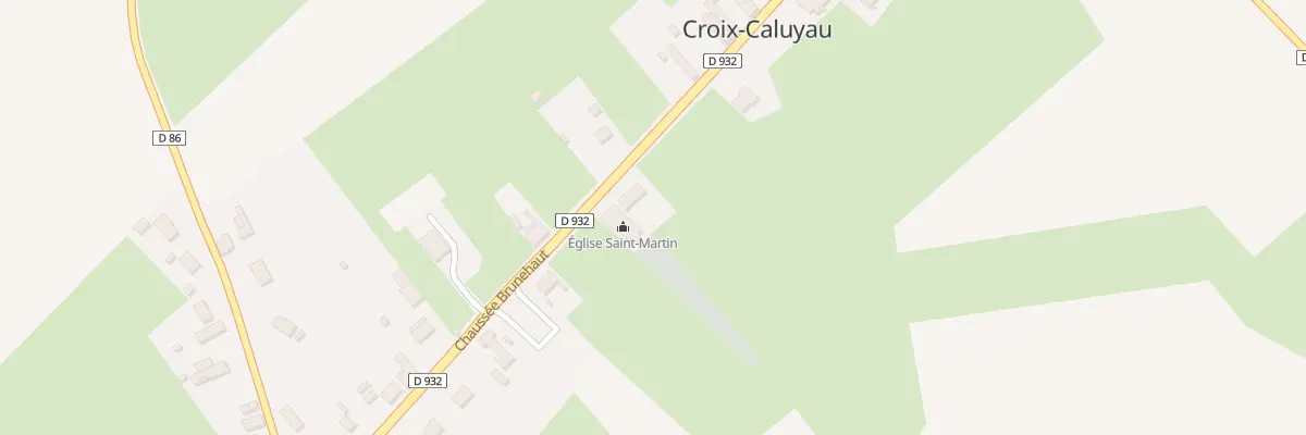 Plan du 31 Vc Brunehaut à Croix-Caluyau