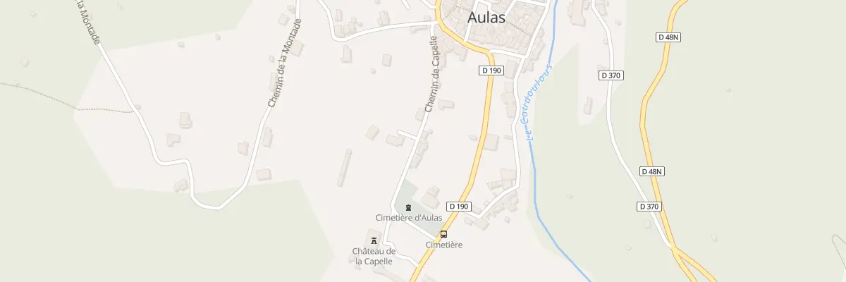 Plan du 5399 Che de la Capelle à Aulas