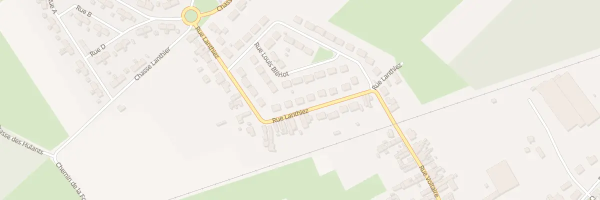 Plan du 24 Rue Lanthiez à Onnaing