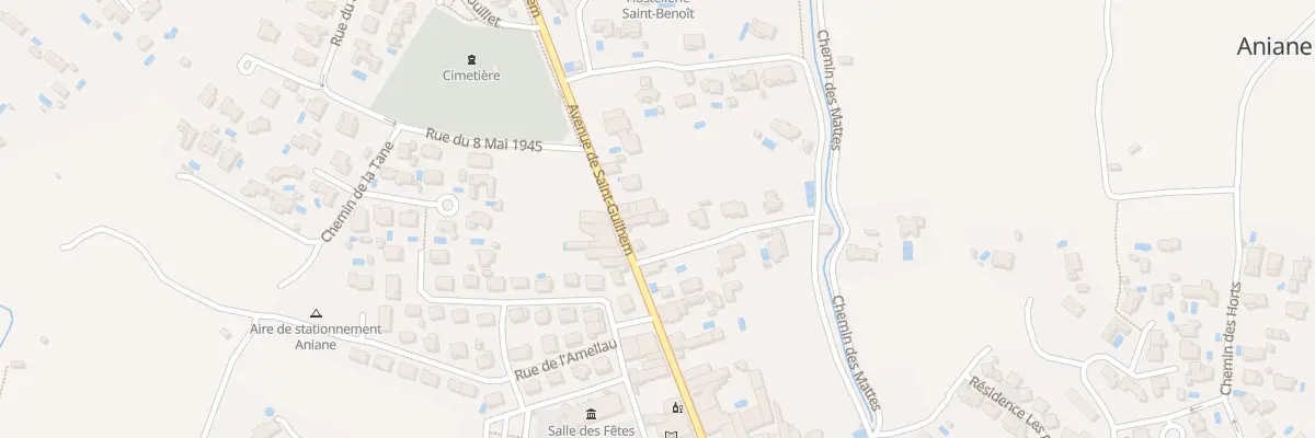 Plan du 20 Av de Saint Guilhem à Aniane