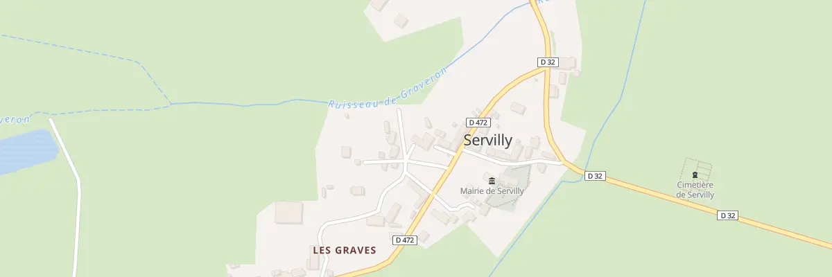 Plan du 5004 Le Bourg à Servilly