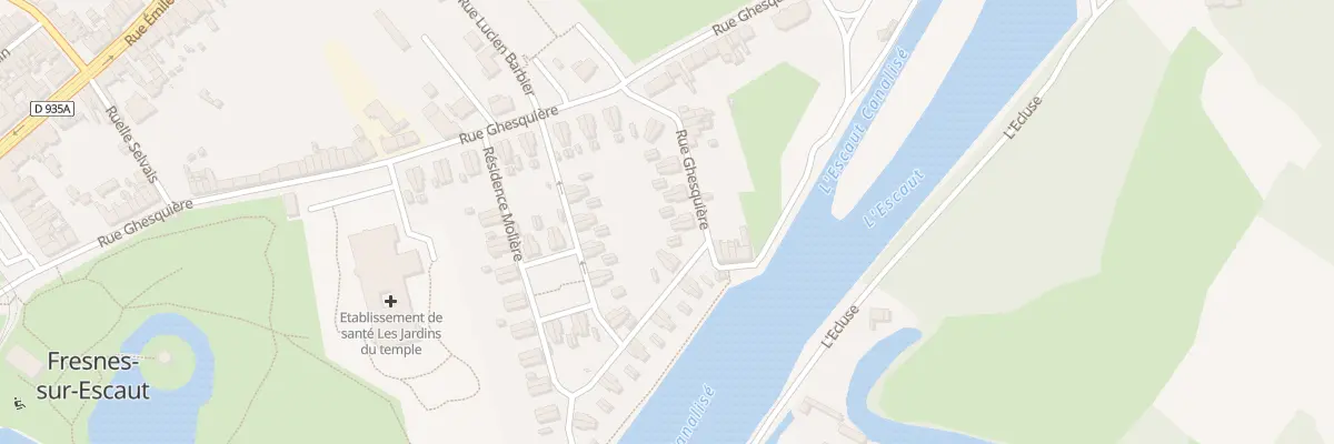 Plan du 40 Rue Moliere à Fresnes-sur-Escaut