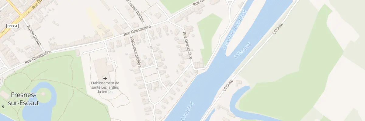 Plan du 39 Rue Moliere à Fresnes-sur-Escaut