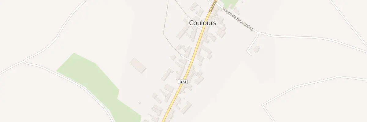 Plan du 17 Gr Grande Rue à Coulours