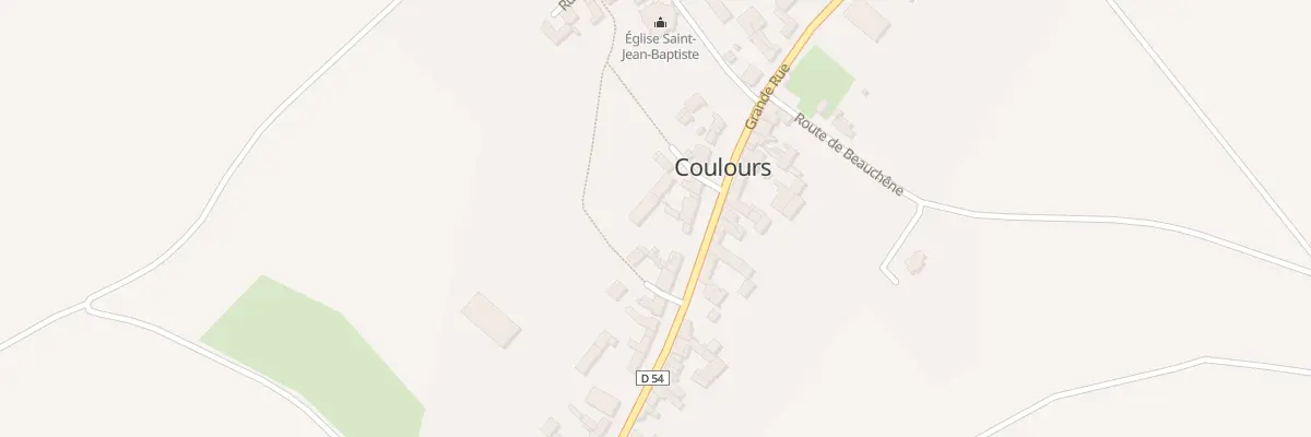 Plan du 23 Gr Grande Rue à Coulours