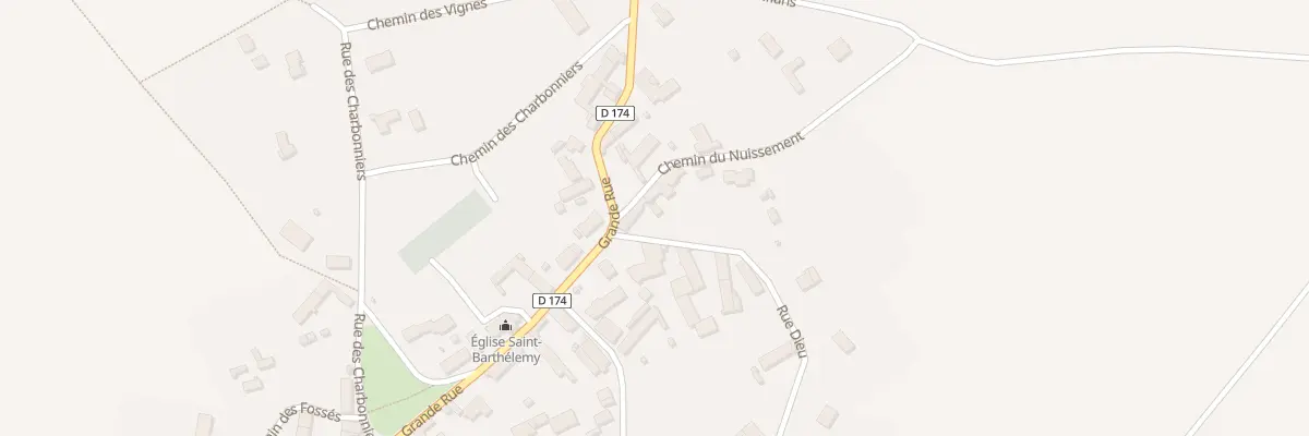 Plan du 1 Rue Dieu à Plessis-Barbuise