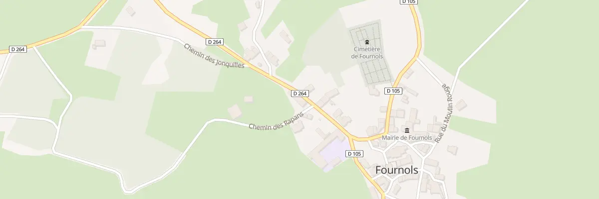 Plan du 5112 Le Bourg à Fournols