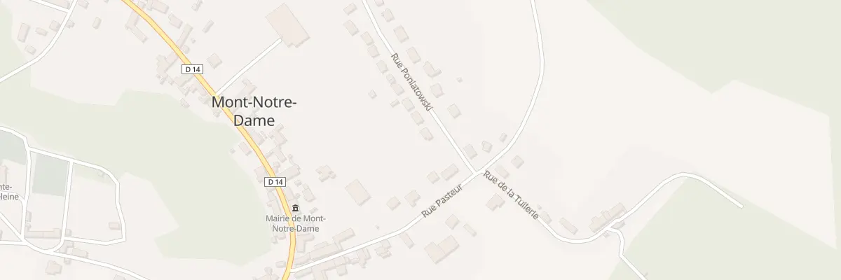 Plan du 28 Rue Poniatowski à Mont-Notre-Dame