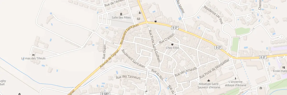 Plan du 9 Rue Aiguillerie à Aniane