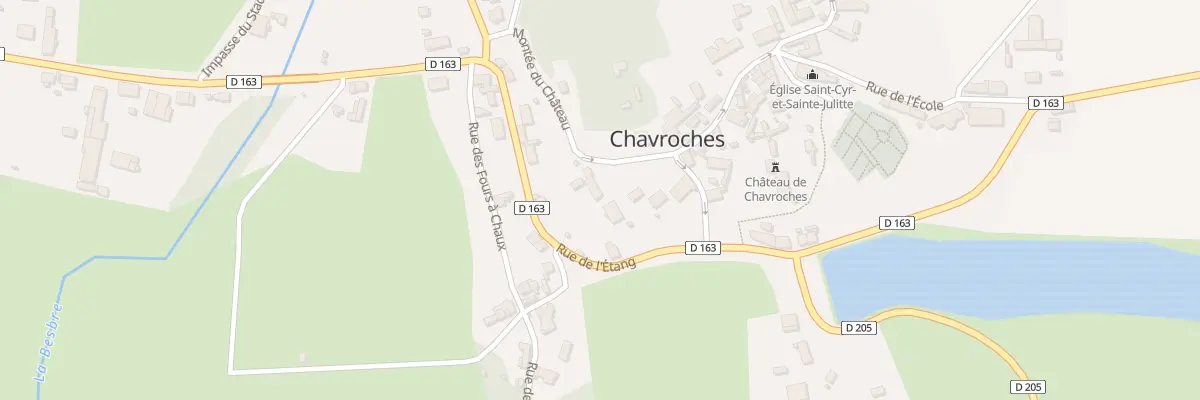 Plan du 9 Pl du Marronnier à Chavroches