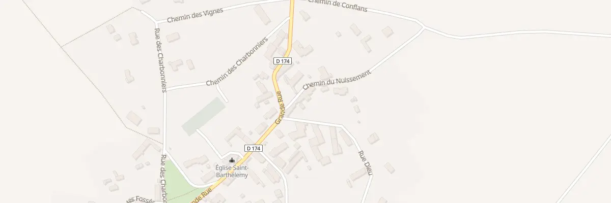 Plan du 2 Che de Nuisement à Plessis-Barbuise