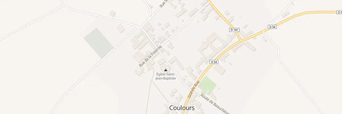 Plan du 4 Rue de l’Eglise à Coulours