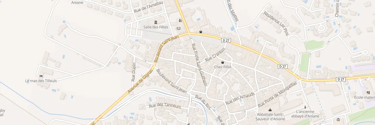 Plan du 8 Rue Aiguillerie à Aniane