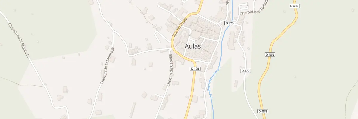 Plan du 5380 Rue du Fossadet à Aulas