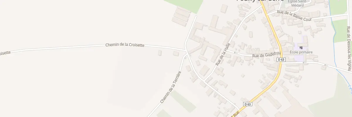 Plan du 2 Rue de la Terrière à Pouilly-sur-Serre
