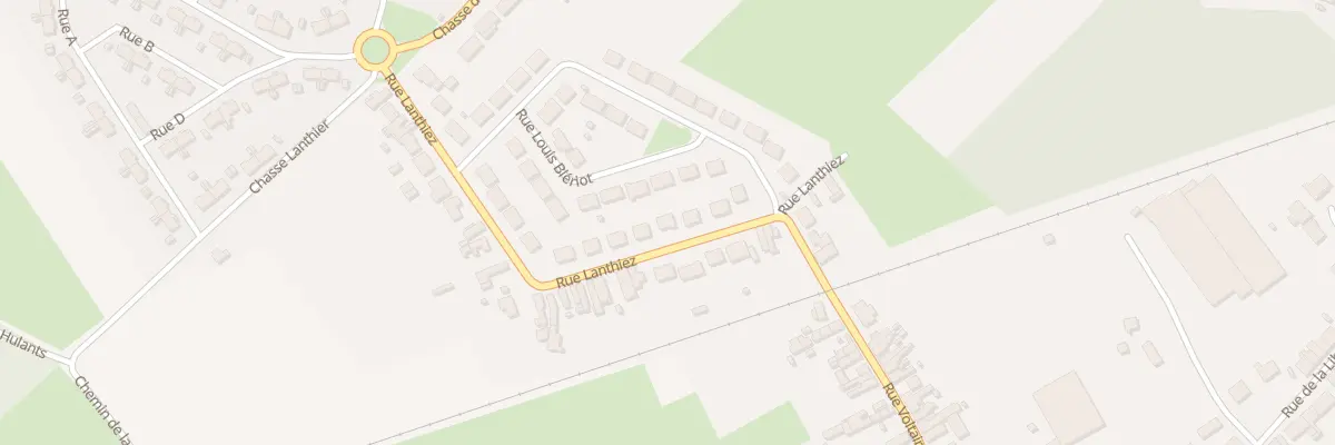 Plan du 20 Rue Lanthiez à Onnaing