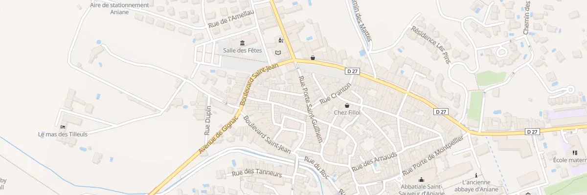Plan du 3 Rue Aiguillerie Haute à Aniane