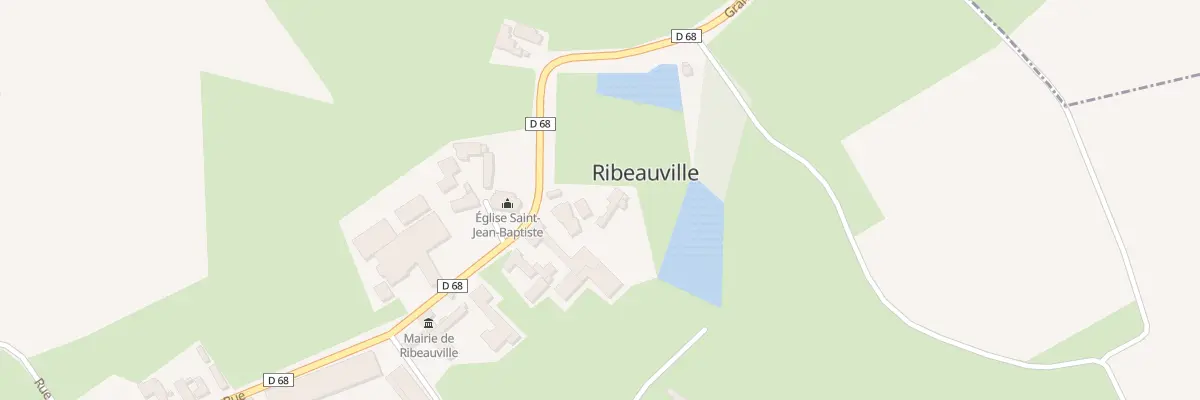 Plan du 3 Gr Grande Rue à Ribeauville