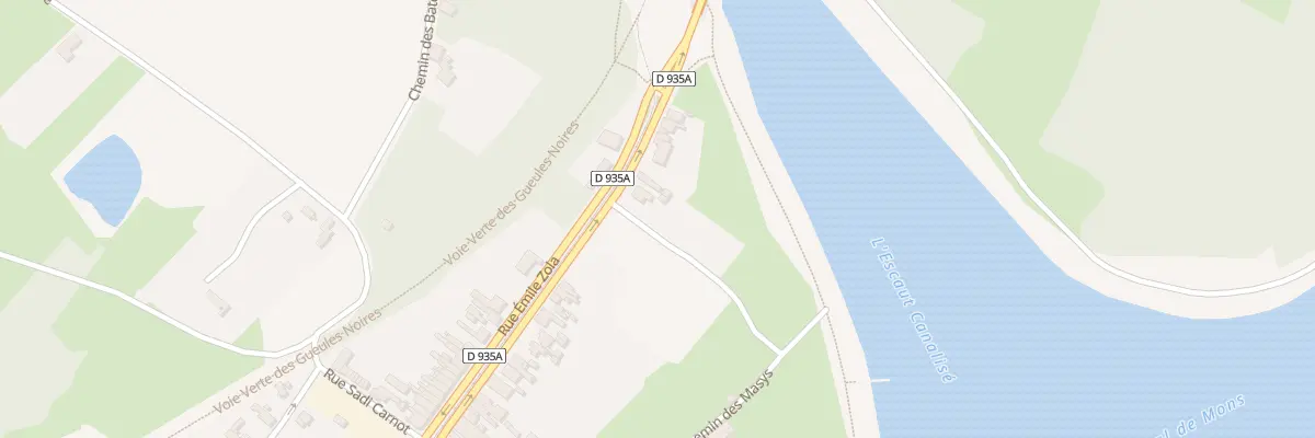 Plan du 200 Rue Emile Zola à Fresnes-sur-Escaut